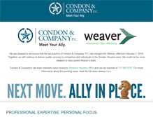 Tablet Screenshot of condoncpa.com